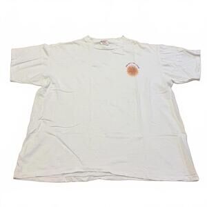 Vintage Oneita Power-T Single Stitch Graphic Tee XL 90s White USA Cotton Mens